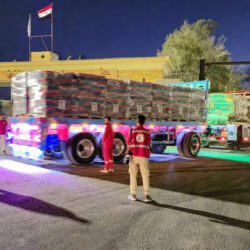 Aid Trucks Arrive In Gaza Amid Hostage Body Dispute