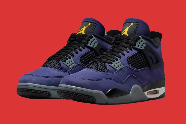 Air Jordan 4 Retro &Quot;Lakeshow&Quot; Official Images Released 6 Air Jordan